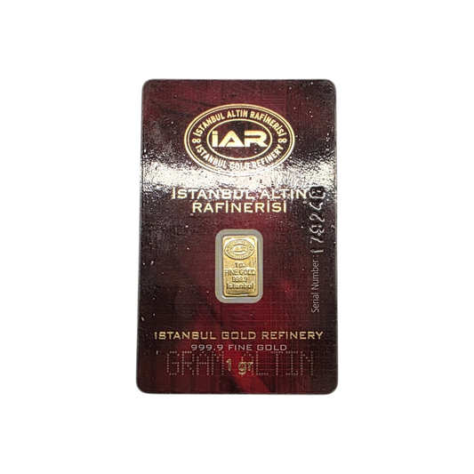 Naložbeno zlato "ISTANBUL" 24K 999.9/1000; masa=1.00g