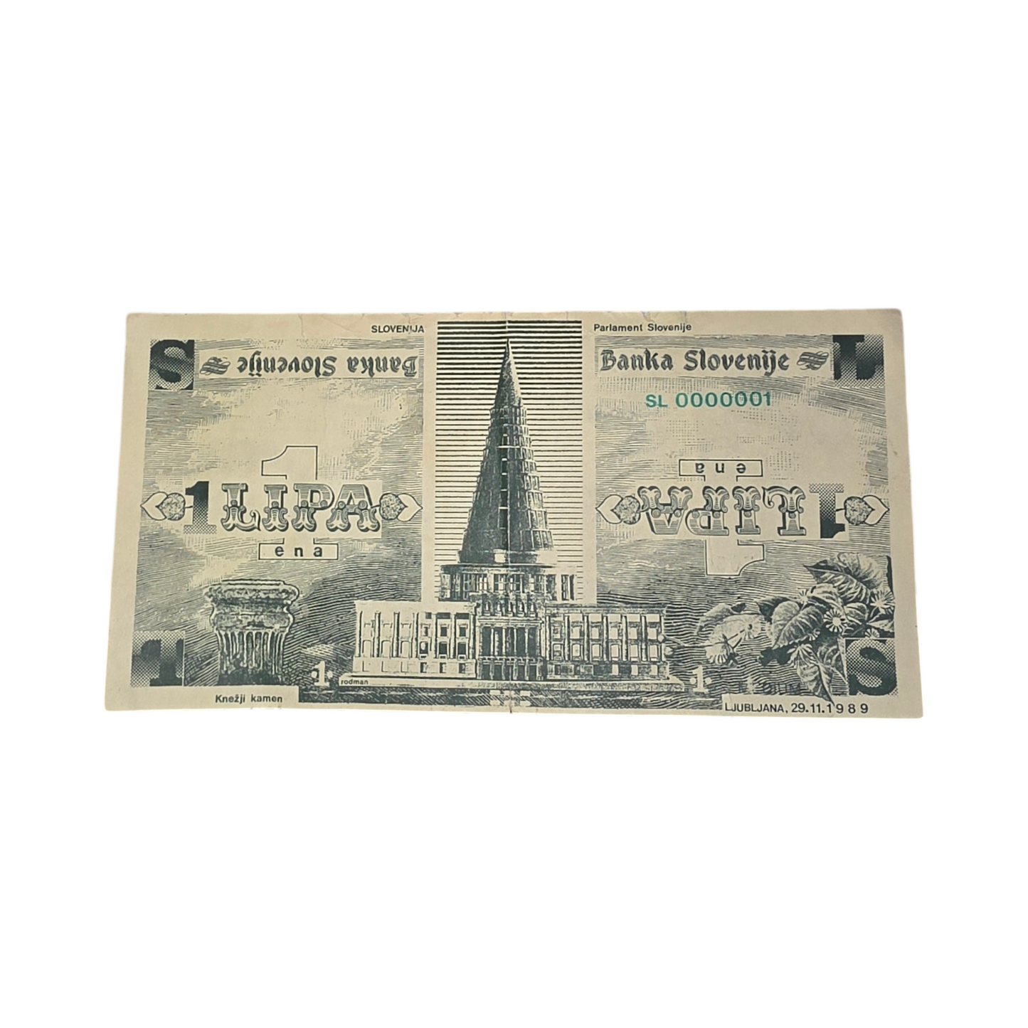 Bankovec 1 Lipa Banka Slovenije