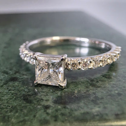 Diamantni prstan "APOGEJ" 10K 417/1000+DIA; masa=1.60g