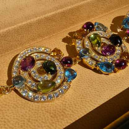 Diamantni obesek + diamantna zapestnica BVLGARI Astrale/Allegra