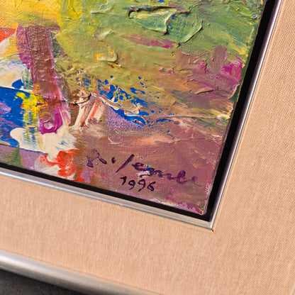 Jemec Andrej; akril na platno; abstrakt; 80 cm x 76 cm