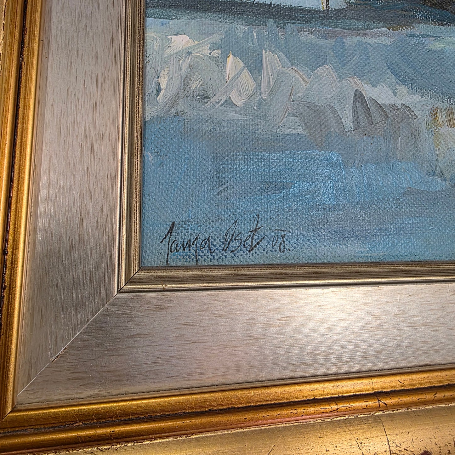 Janja Oset; olje na platno; Celje; 37 cm x 44 cm