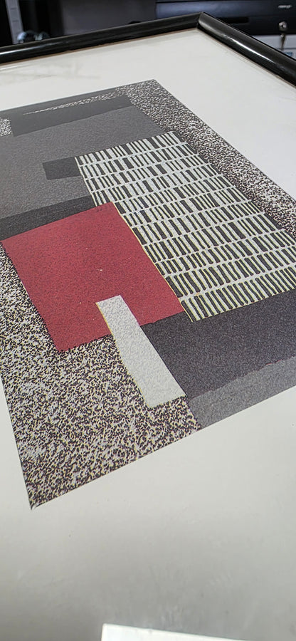 Lojze Spacal; grafika; Abstrakt; 23 cm x 28 cm