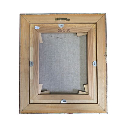 Ogrin; olje na platno; "Šopek"; 38 cm x 33 cm