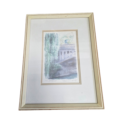 N/A; grafika; "Zmajski most"; 39 cm x 29 cm