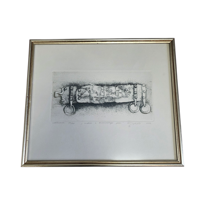 S.M.; jedkanica; "Bronasti pas"; 33 cm x 28 cm