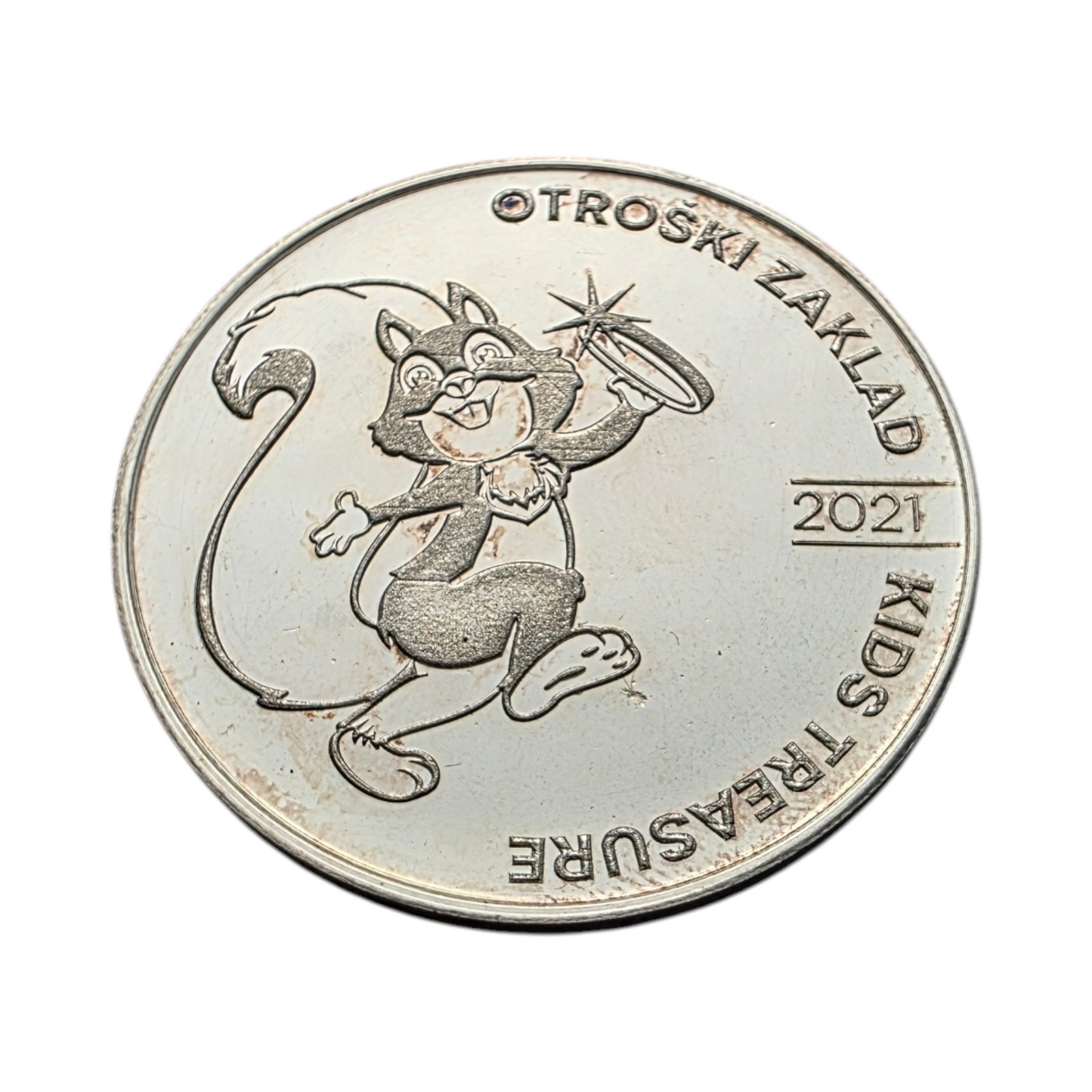 Srebrnik "OTROŠKI ZAKLAD" 999/1000; masa=15.33g