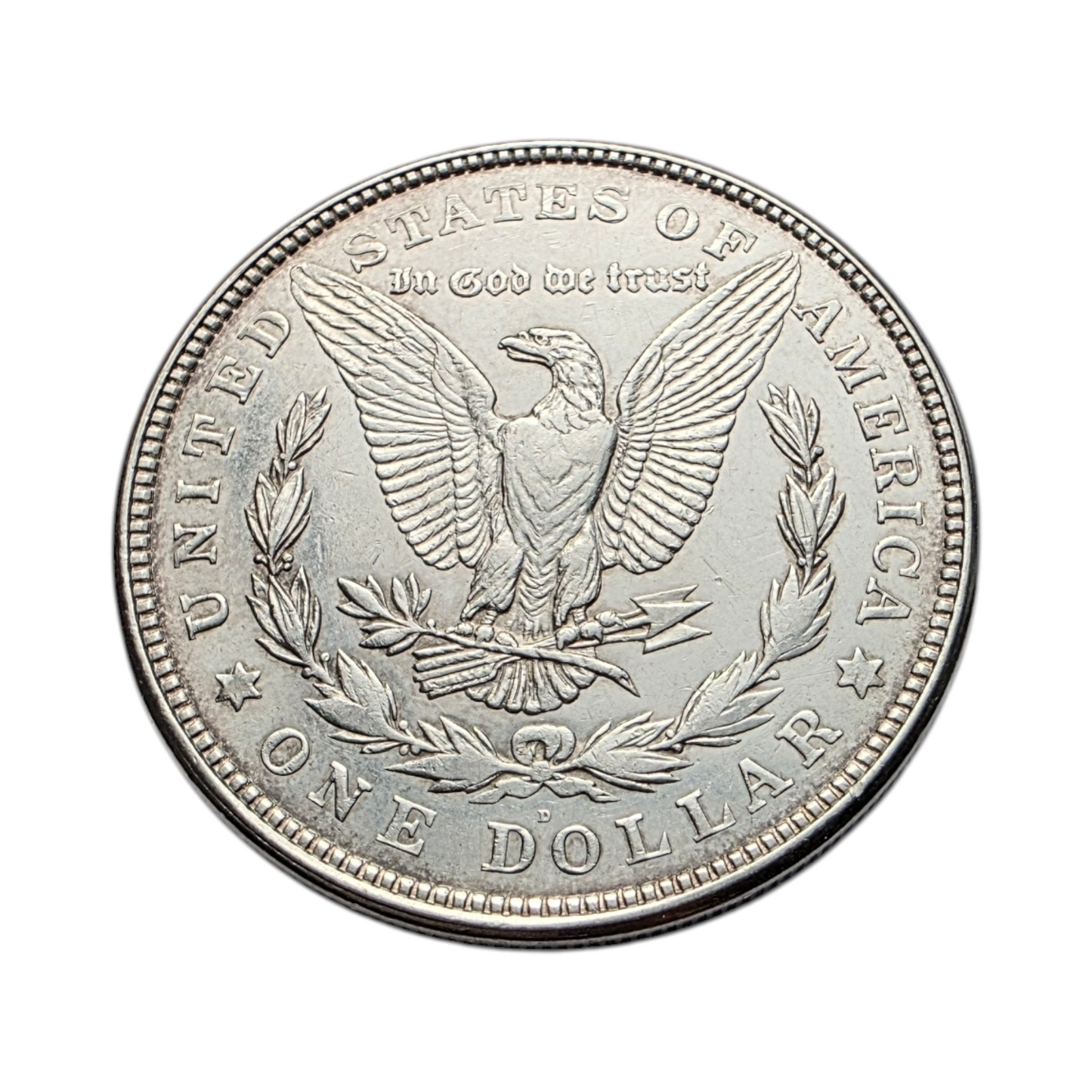 Srebrnik "One dollar - Morgan dollar" Ag 900/1000; masa=26.65g