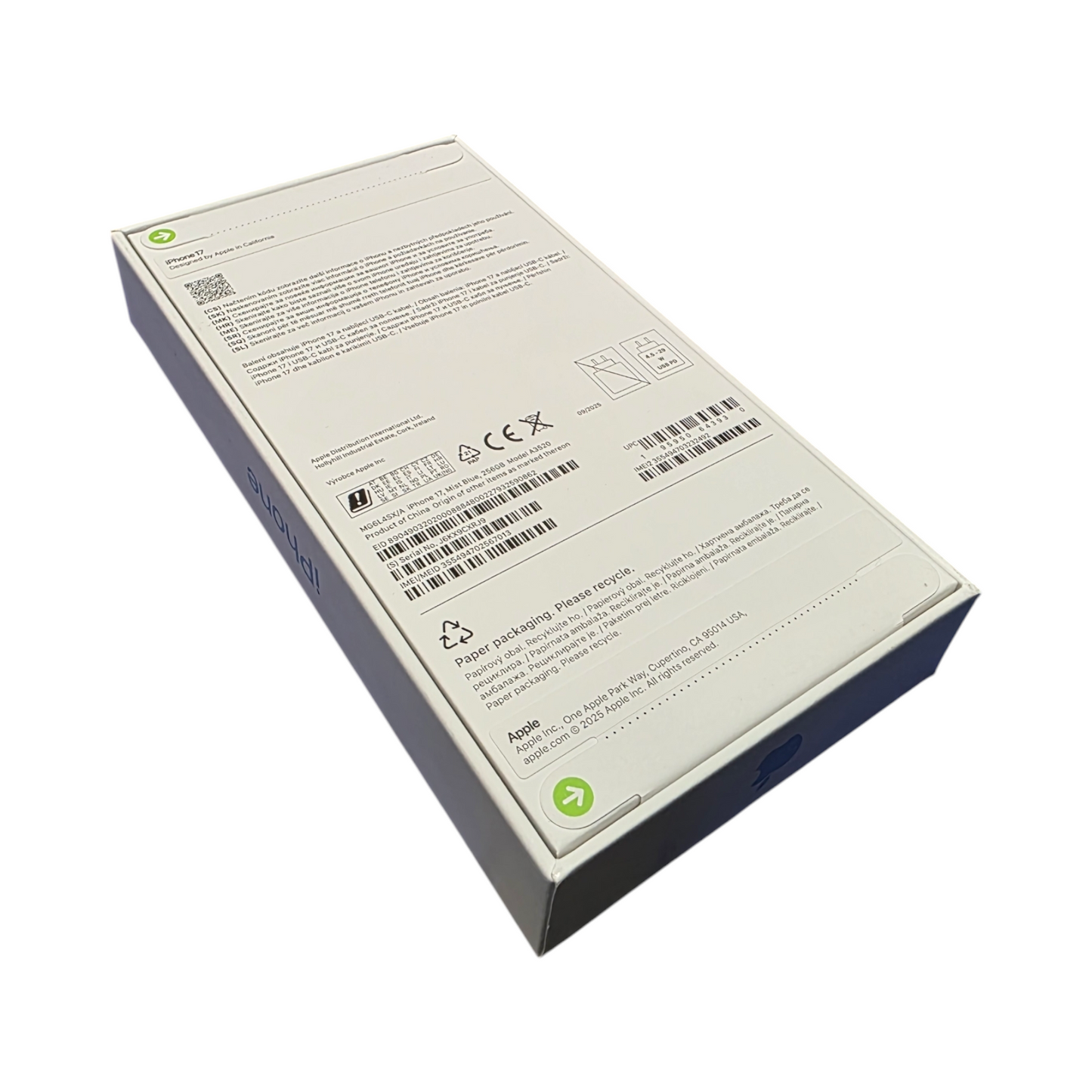 Mobilni telefon Apple iPhone 17 256GB (TOVARNIŠKO ZAPAKIRAN)