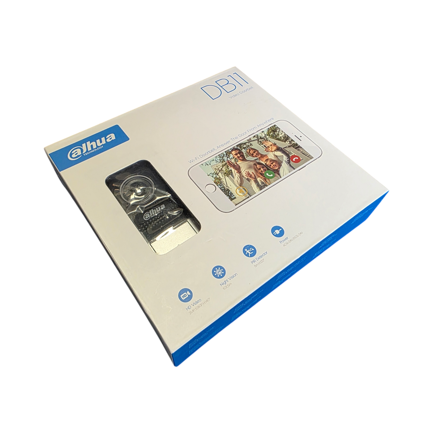 Zvonec Dahua DHI-DB11 2 Megapixel LincX2Pro WiFi Video Doorbell (TOVARNIŠKO ZAPAKIRANO!)