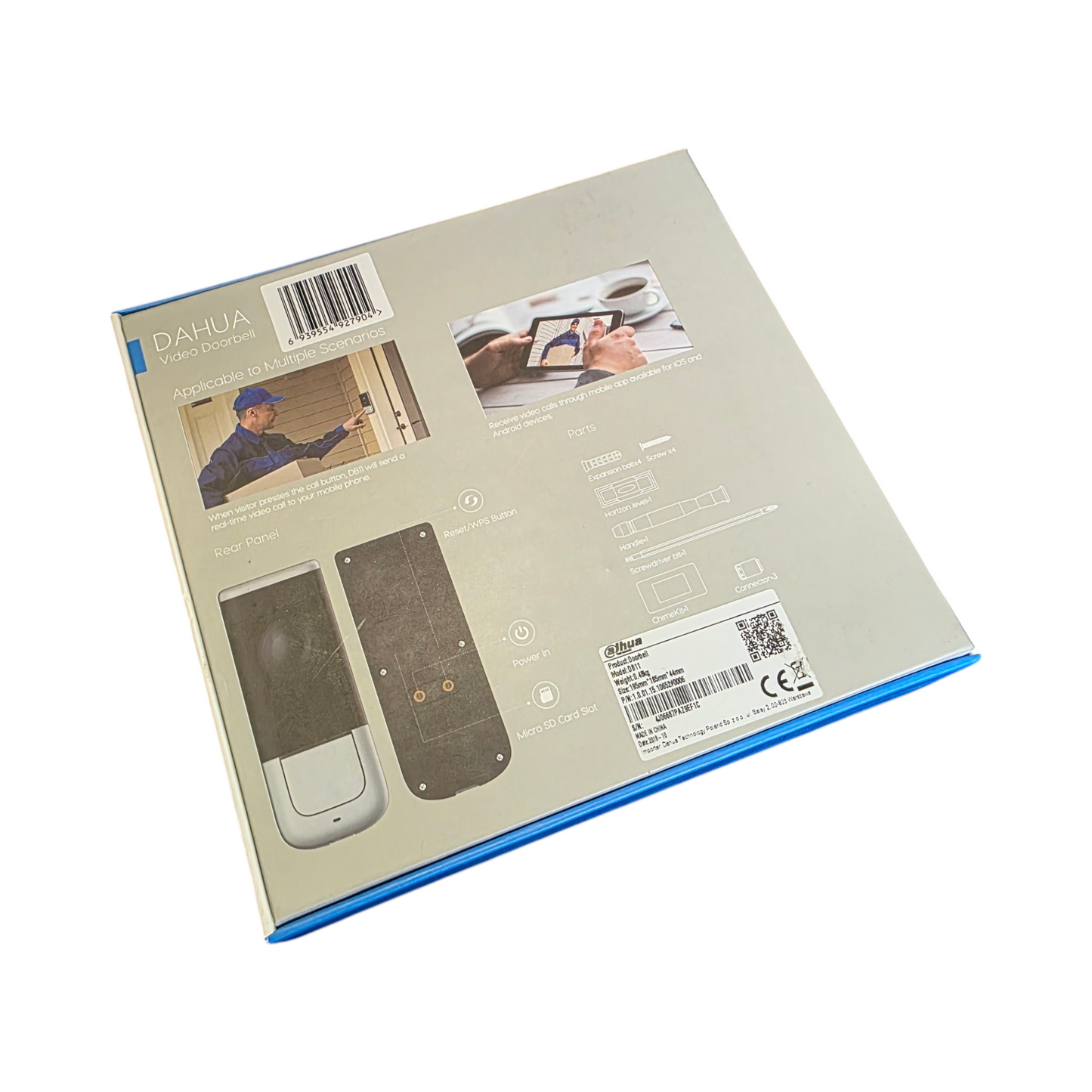 Zvonec Dahua DHI-DB11 2 Megapixel LincX2Pro WiFi Video Doorbell (TOVARNIŠKO ZAPAKIRANO!)