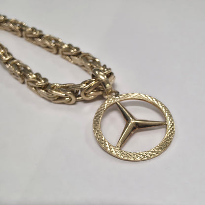 Zlata verižica "MERCY" 14K 585/1000; masa=70.50g