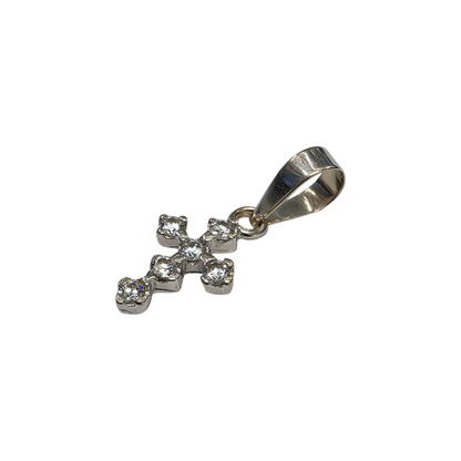 Zlati obesek "KRIŽEK" 14K 585/1000; masa=0.59g