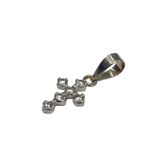 Zlati obesek "KRIŽEK" 14K 585/1000; masa=0.59g