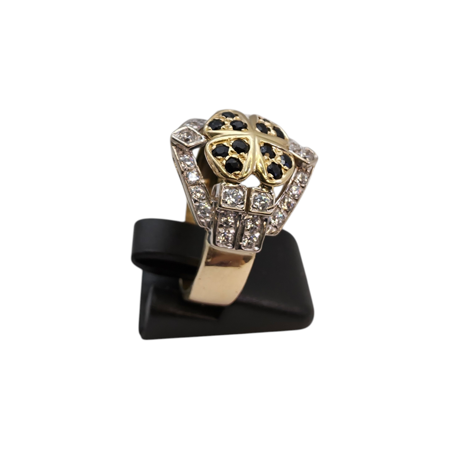 Zlati prstan "CHAMP" 18K 750/1000; masa=8.10g