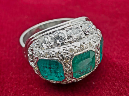 Diamantni prstan "HERALDO" 14K 585/1000; masa=5.61g