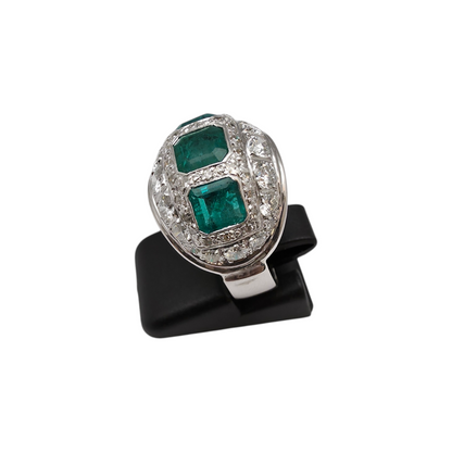 Diamantni prstan "HERALDO" 14K 585/1000; masa=5.61g