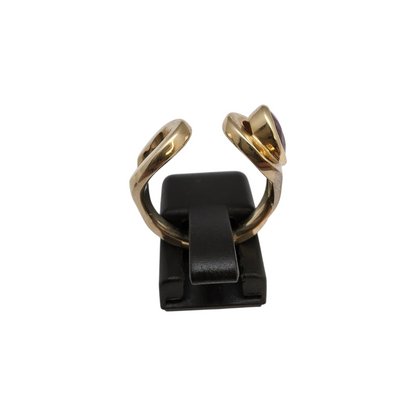 Zlati prstan "UNIQ" 14K 585/1000; masa=6.99g