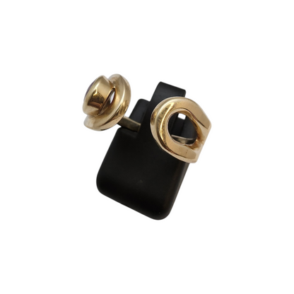 Zlati prstan "UNIQ" 14K 585/1000; masa=6.99g