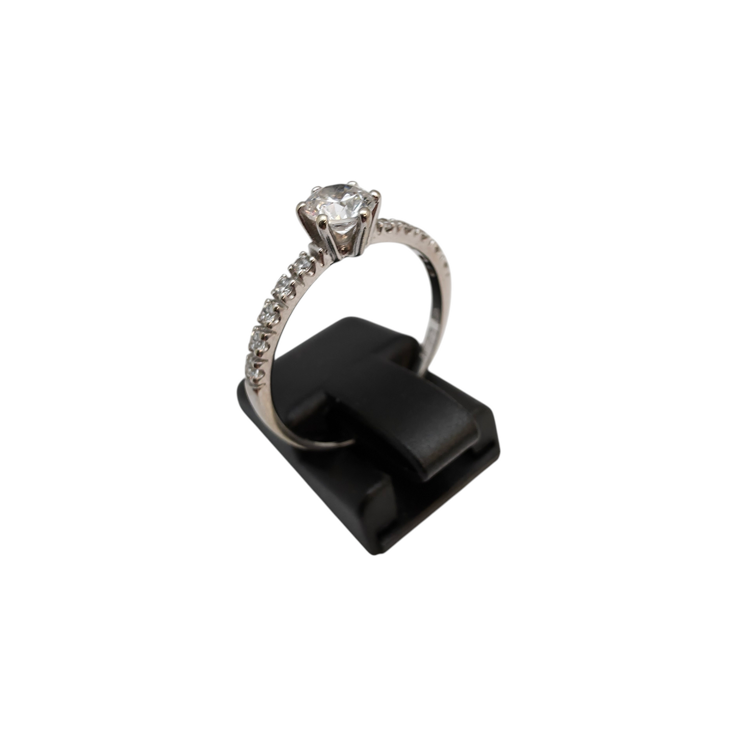 Zlati prstan "SOLO" 14K 585/1000; masa=1.61g