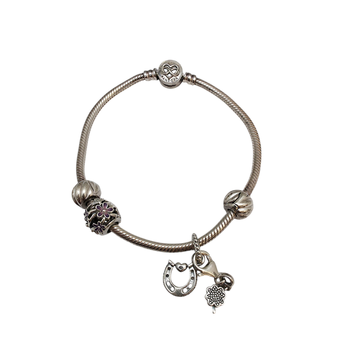 Srebrna zapestnica "DORA" Ag 925/1000; masa=24.16g