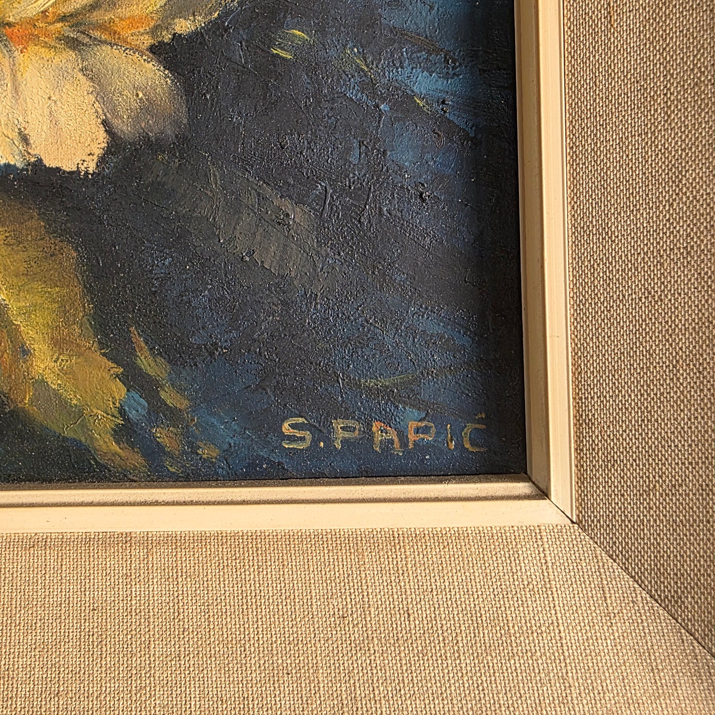 Srečko Papič; Olje na platno; Tihožitje; 54 cm x 60 cm