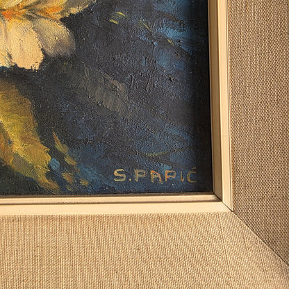 Srečko Papič; Olje na platno; Tihožitje; 54 cm x 60 cm