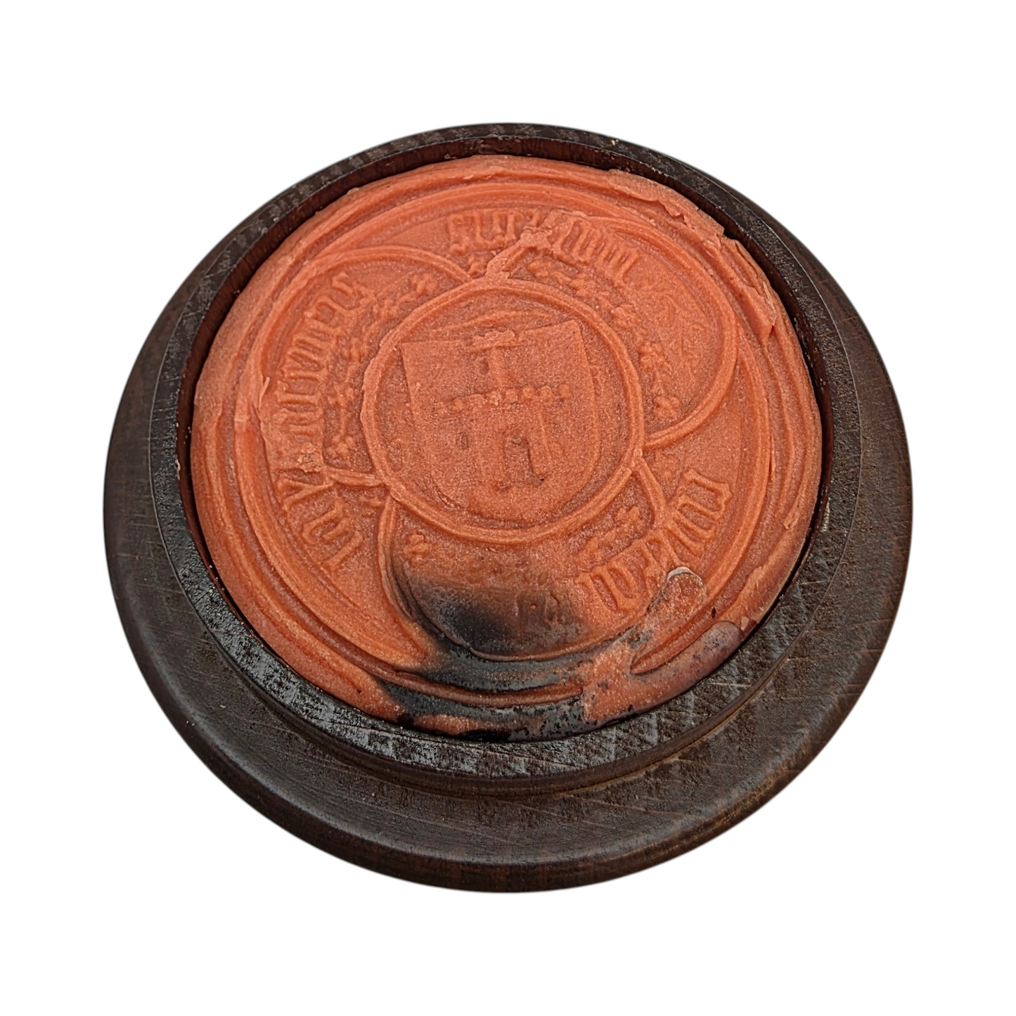 Gotski pečatnik mesta Ljubljane Ag 800/1000; masa=106.67g