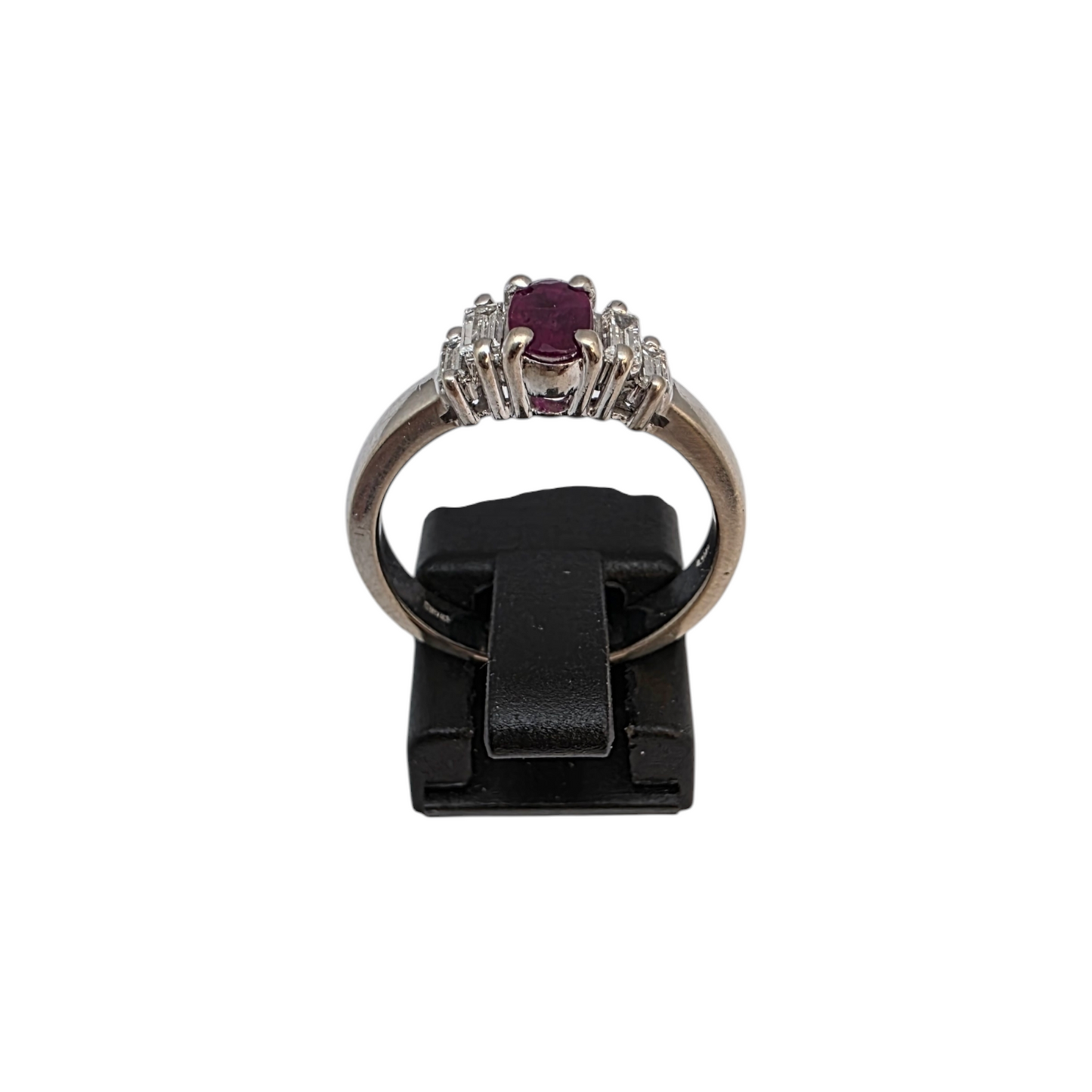 Diamantni prstan "FERON" 14K 585/1000+DIA; masa=4.63g