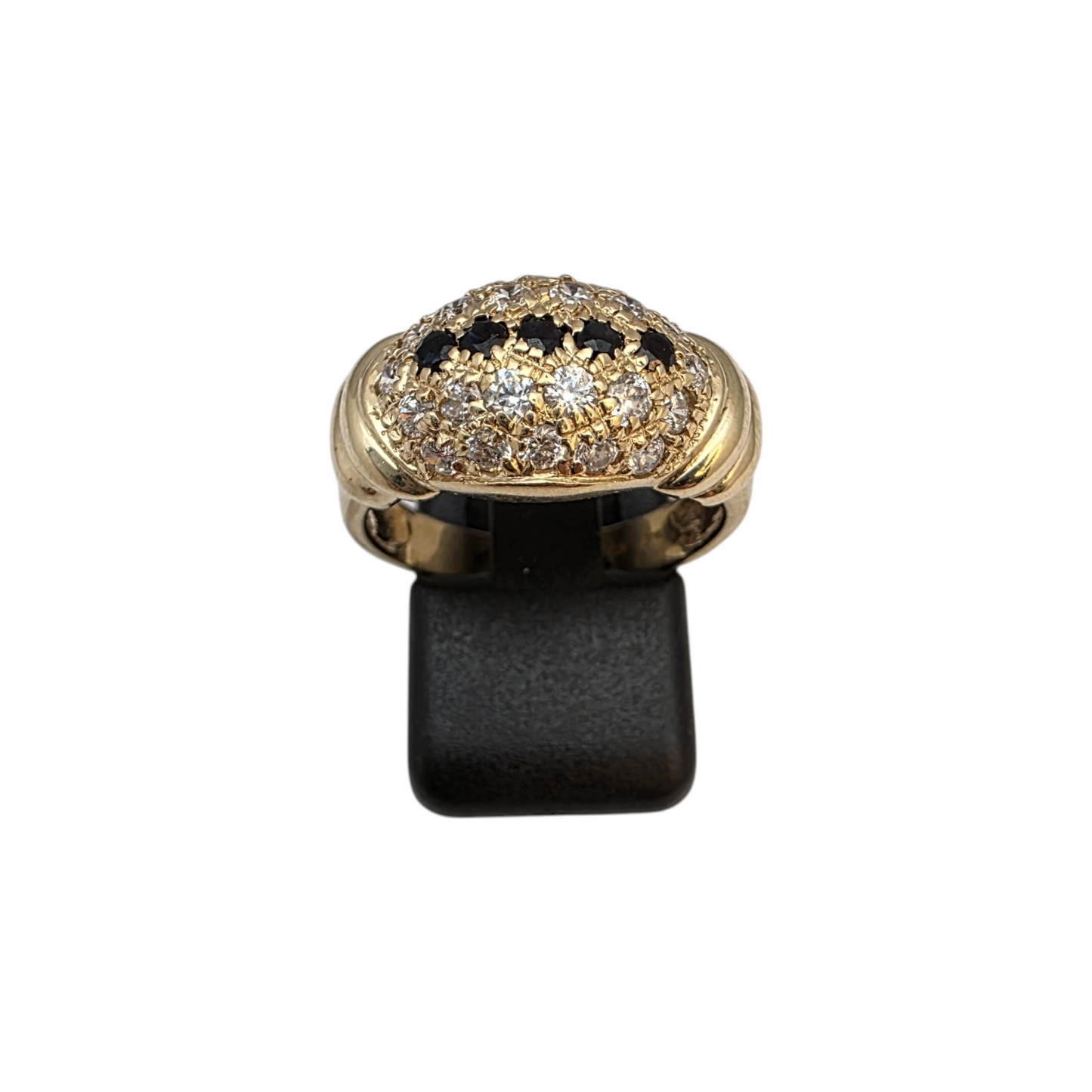 Zlati prstan "BUGG" 14K 585/1000; masa=5.05g