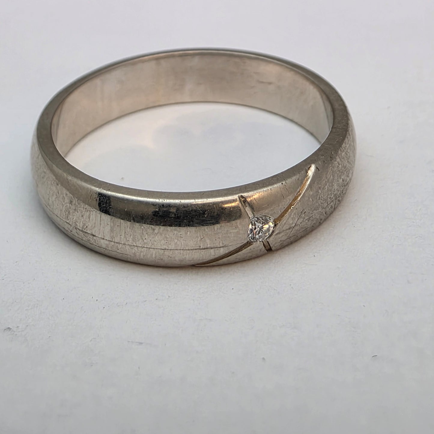 Diamantni prstan "ASTRAL" 14K 585/1000+DIA; masa=4.32g