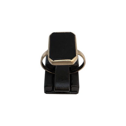 Zlati prstan "ADON" 14K 585/1000; masa=2.79g