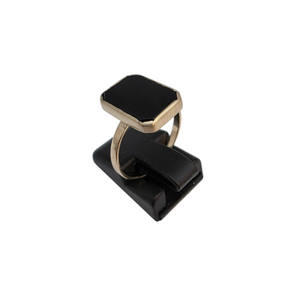 Zlati prstan "ADON" 14K 585/1000; masa=2.79g