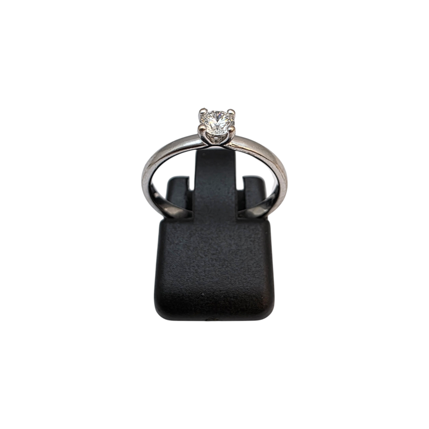 Diamantni prstan "URAL" 14K 585/1000+DIA; masa=1.85g