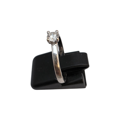 Diamantni prstan "URAL" 14K 585/1000+DIA; masa=1.85g