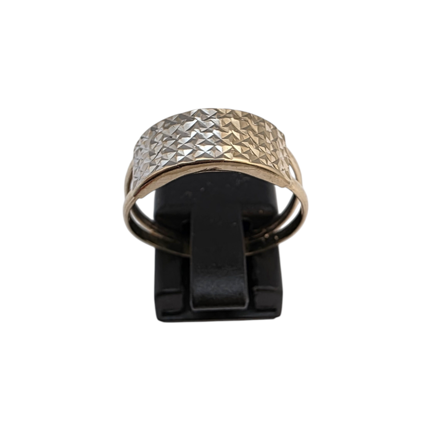 Zlati prstan "HENDA" 14K 585/1000; masa=1.98g