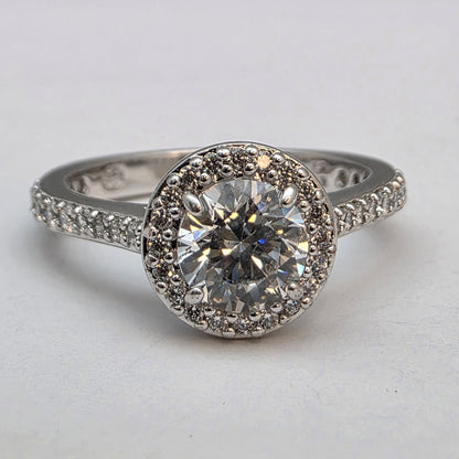 Zlati prstan "SWAN" 14K 585/1000; masa=2.71g