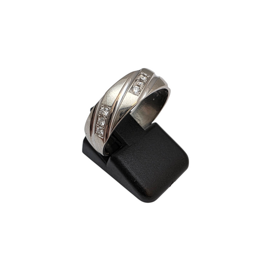 Diamantni prstan "NONE" 14K 585/1000+DIA; masa=5.02g