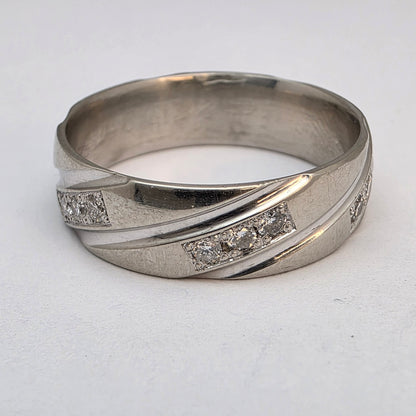 Diamantni prstan "NONE" 14K 585/1000+DIA; masa=5.02g