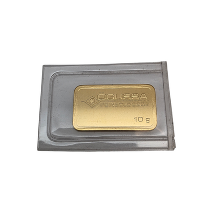 Naložbeno zlato ÖGUSSA 24K 999.9/1000; masa=10.00g