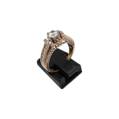 Diamantni prstan "COUNTESS" 18K 750/1000+DIA; masa=4.80g