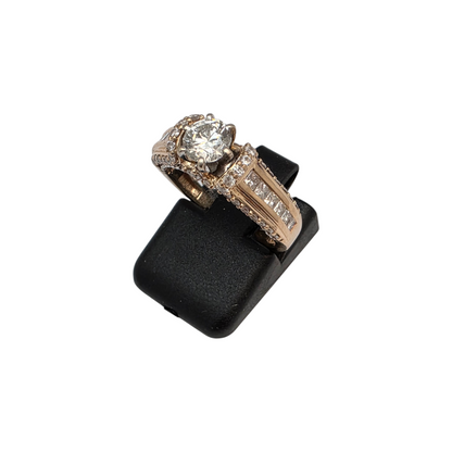 Diamantni prstan "COUNTESS" 18K 750/1000+DIA; masa=4.80g