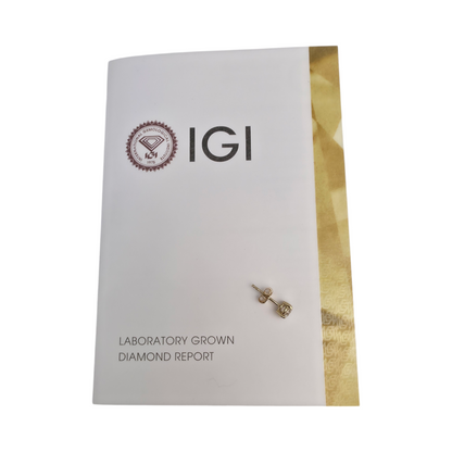 Diamantni uhani "ENANIA" VVS2 1.00ct + CERT.