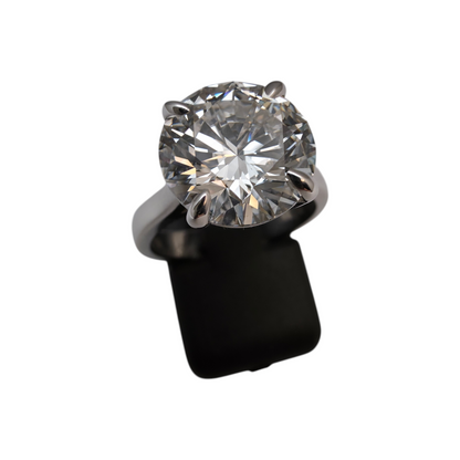 Diamantni prstan "WOW" VVS2 5.04ct + CERT.