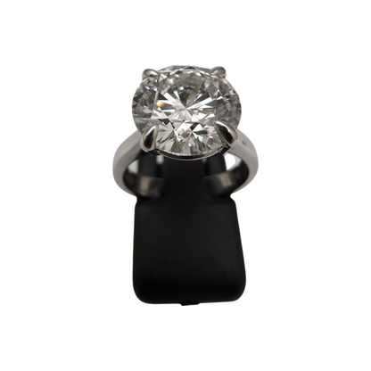 Diamantni prstan "WOW" VVS2 5.04ct + CERT.