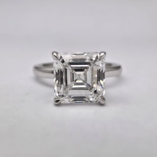 Diamantni prstan "BIOL" VVS2 2.07ct + CERT. (ASSCHER CUT)