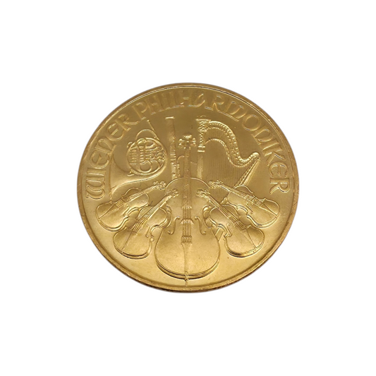 Zlatnik Dunajski filharmonik 24K 999.9/1000; masa=7.78g