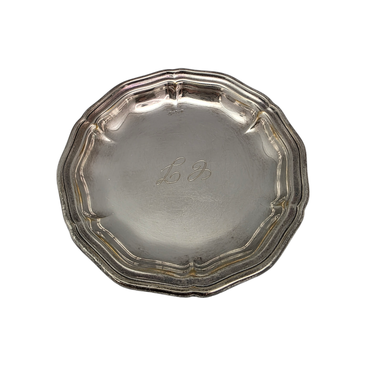 Srebrni krožniček "CJ" Ag 800/1000; masa=26.02g