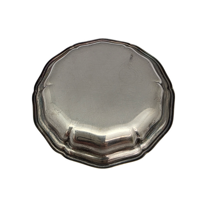 Srebrni krožniček "CJ" Ag 800/1000; masa=26.02g