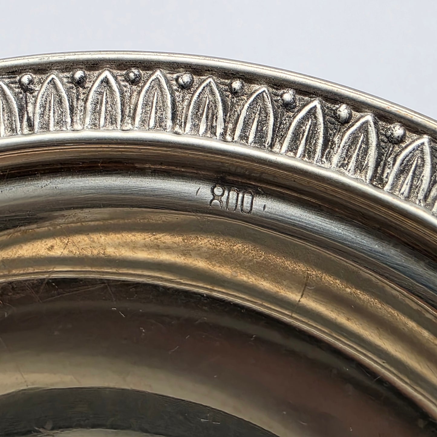 Srebrni krožniček "VEDOS" Ag 800/1000; masa=17.62g